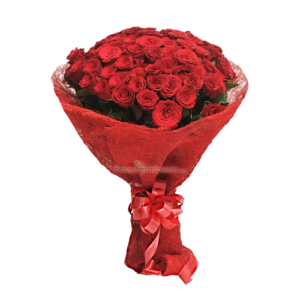 Speard Love 50 Red Roses Bunch