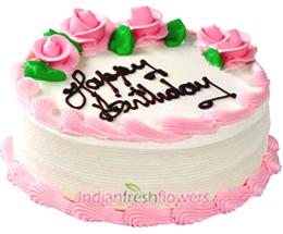 1 Kg Strawberry Cake 