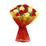 Lovable Carnation 15 Yellow & Red Carnation