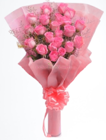 Pink Grace 20 Pink roses bunch